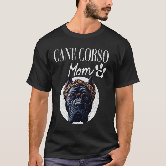 Italiaanse Cane Corso Moeder T-shirt (Voorkant)