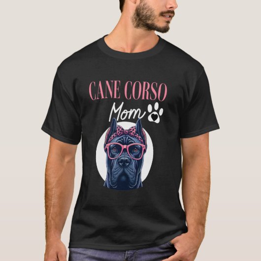 Italiaanse Cane Corso Moeder T-shirt (Voorkant)