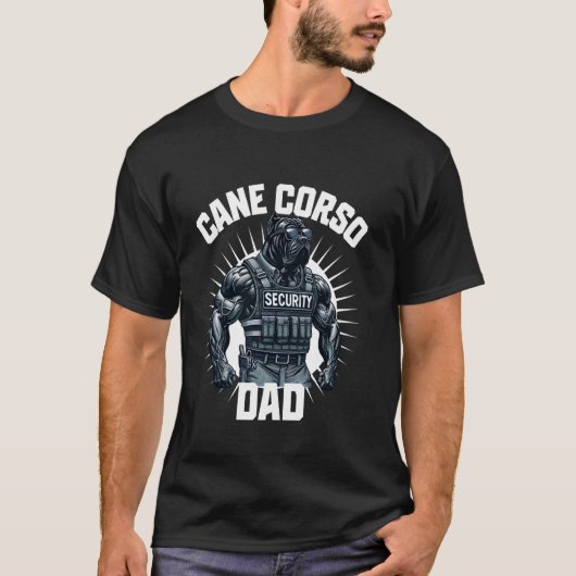 Italiaanse Cane Corso Vader 1 T-shirt (Voorkant)