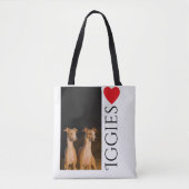 Italiaanse Canvas tas Greyhound (Voorkant)