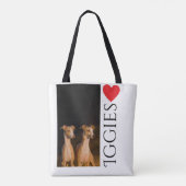 Italiaanse Canvas tas Greyhound (Achterkant)