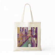 Italiaanse Canvas tas Venetië Canal