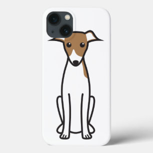 Italiaanse Cartoon Greyhound Dog Case-Mate iPhone Case