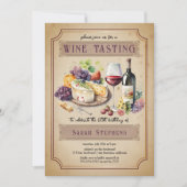 Italiaanse Charcuterie Wine Tasting 60th Birthday Kaart (Voorkant)