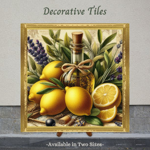 Italiaanse charme, gevangen in Tegel, kleine Tegel Tegeltje