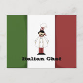 Italiaanse Chef #1 Recipcard Briefkaart (Voorkant)