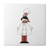 Italiaanse Chef #1 Tile Tegeltje (Voorkant)