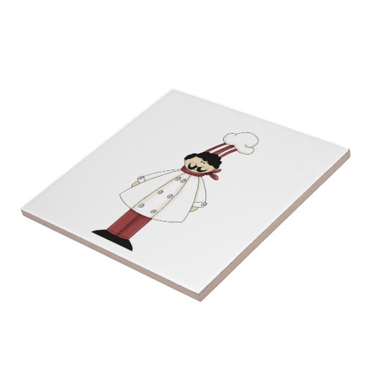 Italiaanse Chef #1 Tile Tegeltje (Zijkant)