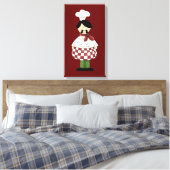 Italiaanse Chef 2 Canvas Afdruk (Insitu (Slaapkamer))