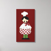 Italiaanse Chef 2 Canvas Afdruk (Voorkant)