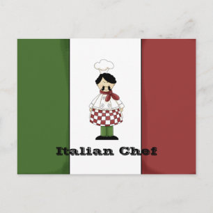 Italiaanse Chef #2 Recipe Card Briefkaart