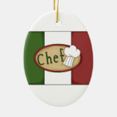 Italiaanse Chef #4 Kitchen Ornament (Achterkant)