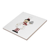 Italiaanse Chef #4 Tile Tegeltje (Zijkant)