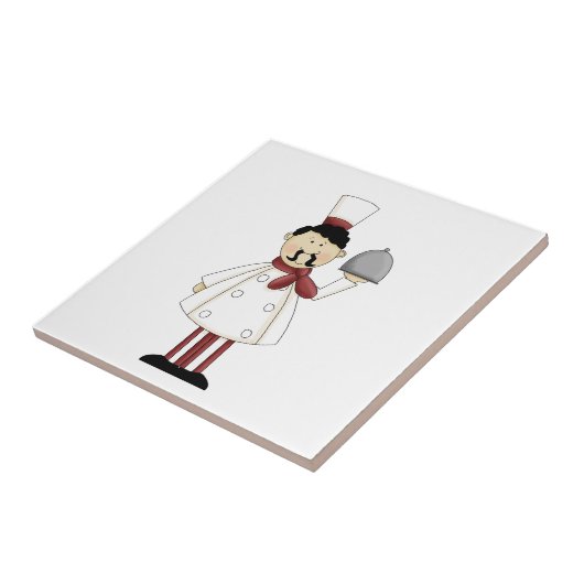 Italiaanse Chef #4 Tile Tegeltje (Zijkant)