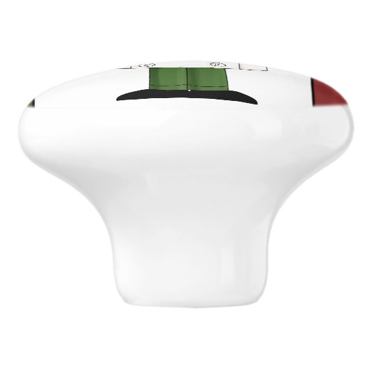 Italiaanse Chef 5 Keramische Knop (Zijkant)