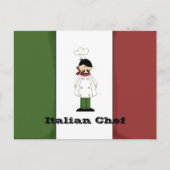 Italiaanse Chef #5 Recipcard Briefkaart (Voorkant)