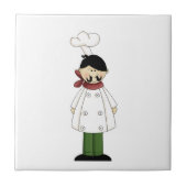 Italiaanse Chef #5 Tile Tegeltje (Voorkant)