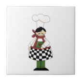 Italiaanse Chef #8 Tile Tegeltje (Voorkant)