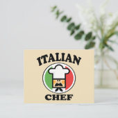 Italiaanse Chef Briefkaart (Staand voorkant)