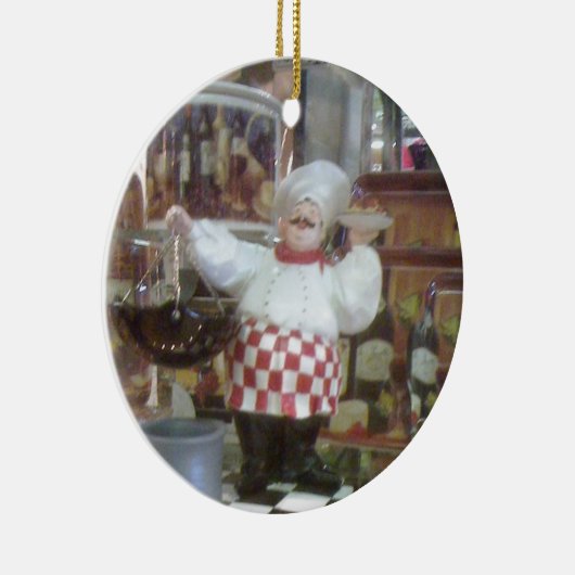 ITALIAANSE CHEF CHRISTMAS ORNAMENT (Rechts)