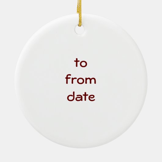 ITALIAANSE CHEF CHRISTMAS ORNAMENT (Achterkant)