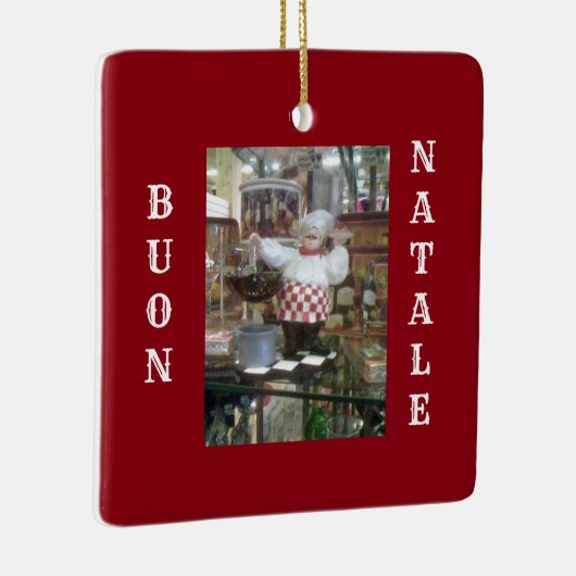 ***ITALIAANSE CHEF** CHRISTMAS ORNAMENT (Rechts)