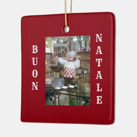***ITALIAANSE CHEF** CHRISTMAS ORNAMENT (Links)