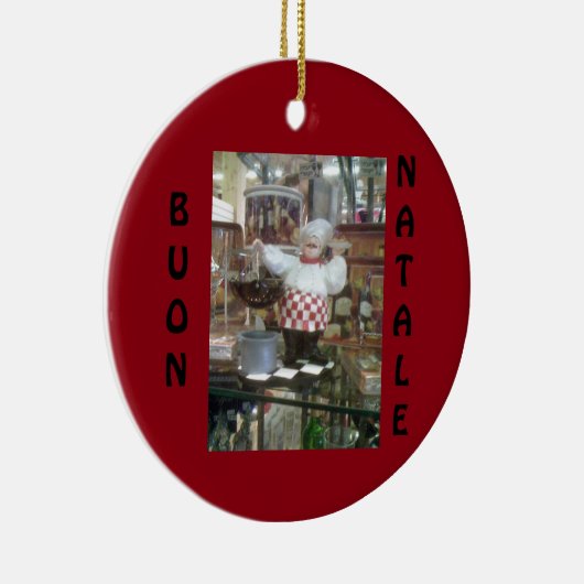 **ITALIAANSE CHEF** CHRISTMAS ORNAMENT (Rechts)