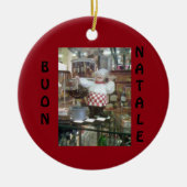 **ITALIAANSE CHEF** CHRISTMAS ORNAMENT (Voorkant)