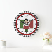 Italiaanse Chef Clock 3 Grote Klok (Huis)