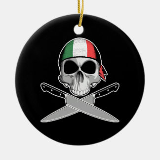 Italiaanse Chef Keramisch Ornament