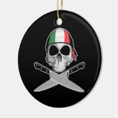Italiaanse Chef Keramisch Ornament (Links)