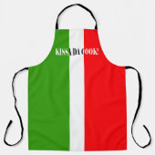 Italiaanse Chef Kissa Da Cook Apron Schort (Voorkant)