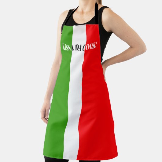 Italiaanse Chef Kissa Da Cook Apron Schort (Insitu)