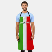 Italiaanse Chef Kissa Da Cook Apron Schort (Gedragen)
