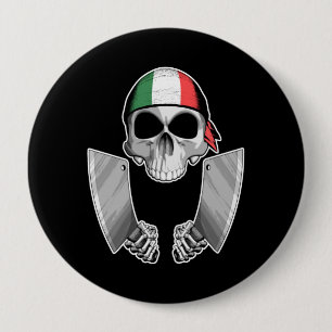Italiaanse chef-kok 2 ronde button 4,0 cm