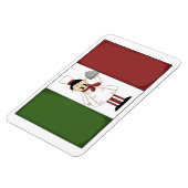 Italiaanse chef-kok #4 Premium magneet (Linkerzijde)
