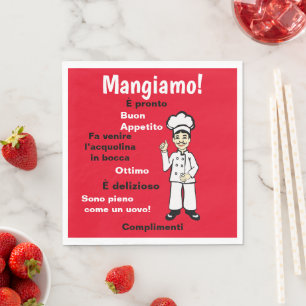 Italiaanse chef-kok - Mangiamo Servet