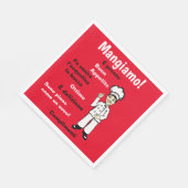 Italiaanse chef-kok - Mangiamo Servet (Hoek)