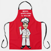 Italiaanse chef schort (Voorkant)