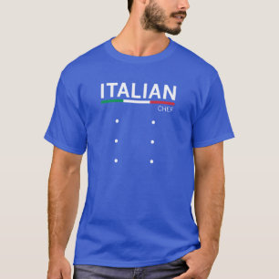 Italiaanse chef t-shirt