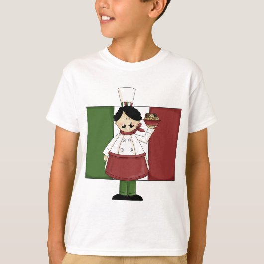 Italiaanse Chef -  T-shirt (Voorkant)