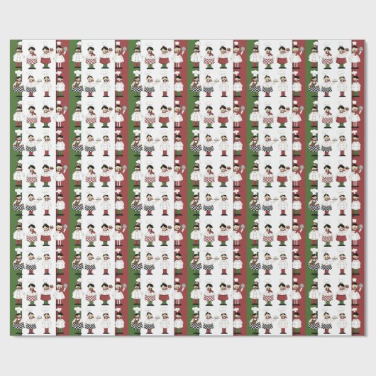 Italiaanse Chefs Cadeaupapier (Vlak)