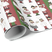 Italiaanse Chefs Cadeaupapier (Rol Hoek)