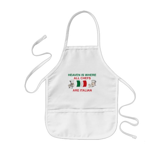Italiaanse Chefs Kinder Schort (Voorkant)