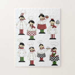 Italiaanse Chefs Puzzle Legpuzzel