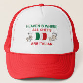 Italiaanse Chefs Trucker Pet (Voorkant)