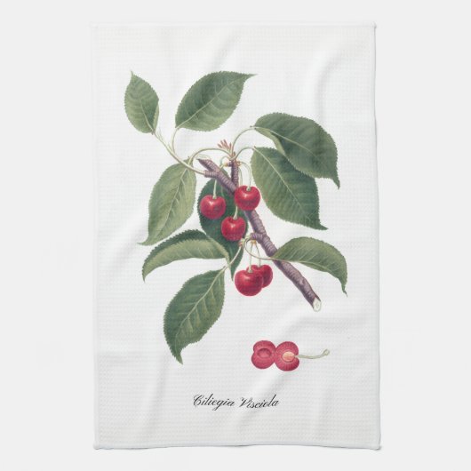 Italiaanse Cherries Kitchen Towel Theedoek (Verticaal)