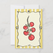 Italiaanse Cherry Tomato Luier Raffle Kaart (Achterkant)