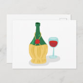 Italiaanse Chianti Briefkaart (Voorkant / Achterkant)